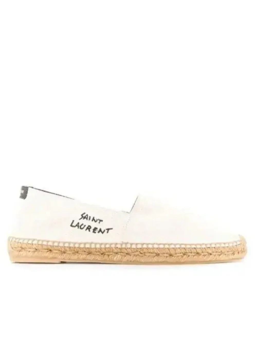 Yves Saint Laurent Men's Logo Embroidered Slip On Espadrilles - EU 45.5
